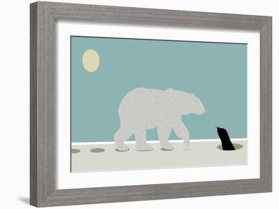 Polar Bear-Teofilo Olivieri-Framed Giclee Print