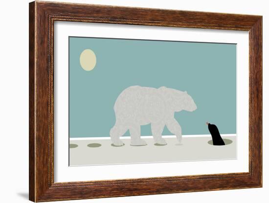 Polar Bear-Teofilo Olivieri-Framed Giclee Print