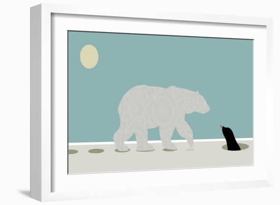 Polar Bear-Teofilo Olivieri-Framed Giclee Print