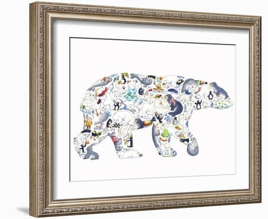 Polar Bear-Louise Tate-Framed Giclee Print