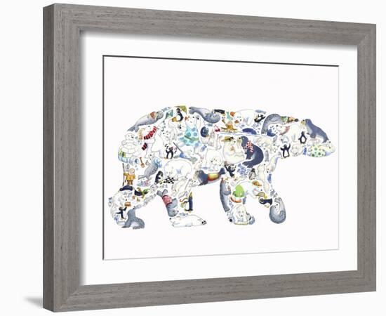 Polar Bear-Louise Tate-Framed Giclee Print