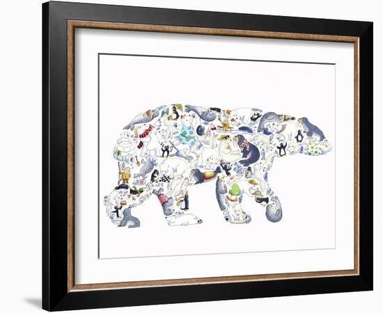 Polar Bear-Louise Tate-Framed Giclee Print