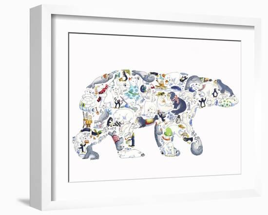 Polar Bear-Louise Tate-Framed Giclee Print