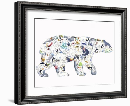 Polar Bear-Louise Tate-Framed Giclee Print