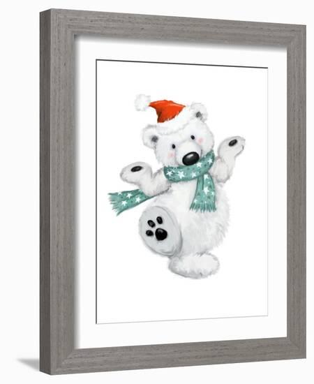 Polar Bear-MAKIKO-Framed Giclee Print
