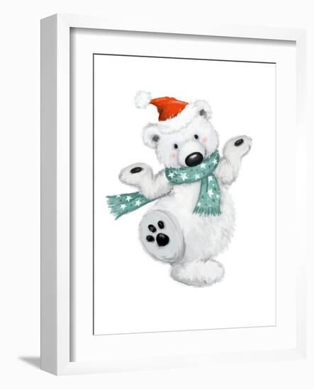Polar Bear-MAKIKO-Framed Giclee Print