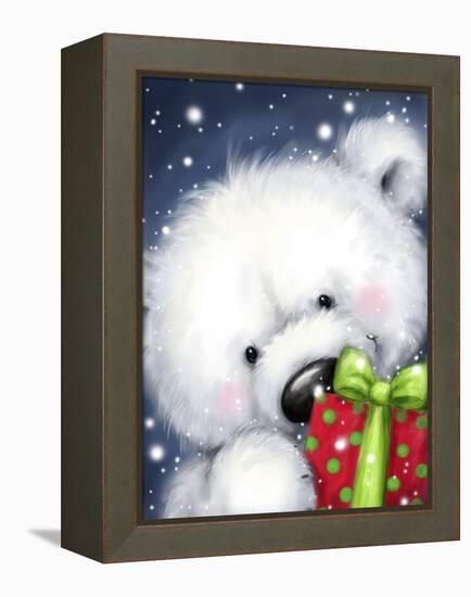 Polar Bear-MAKIKO-Framed Premier Image Canvas