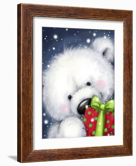 Polar Bear-MAKIKO-Framed Giclee Print