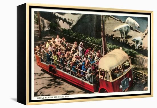 Polar Bears at Zoo, San Diego, California-null-Framed Stretched Canvas