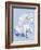 Polar Bears Gray-Artpoptart-Framed Giclee Print