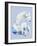 Polar Bears Gray-Artpoptart-Framed Giclee Print