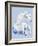 Polar Bears Gray-Artpoptart-Framed Giclee Print