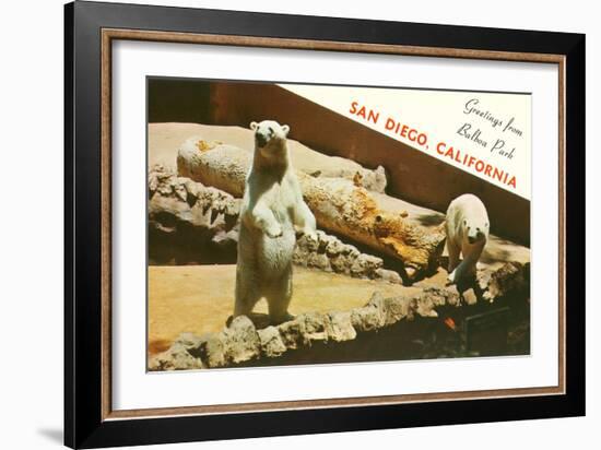 Polar Bears, San Diego Zoo-null-Framed Art Print