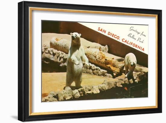 Polar Bears, San Diego Zoo-null-Framed Art Print