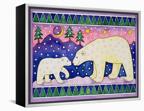 Polar Bears-Cathy Baxter-Framed Premier Image Canvas