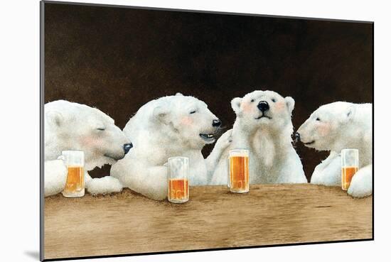 Polar Beers-Will Bullas-Mounted Giclee Print