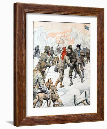 Polar Explorer Otto Nordenskiöld Antarctic Expedition (1901-1904)-null-Framed Giclee Print