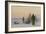 Polar expolorers watercolor on paper-Thorolf Holmboe-Framed Giclee Print