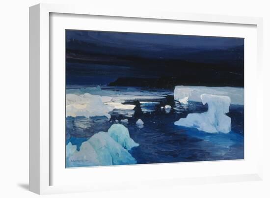Polar Ice, 1904-Alexander Borisov-Framed Giclee Print