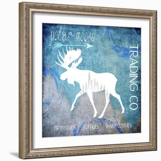 Polar Ice Moose-LightBoxJournal-Framed Giclee Print