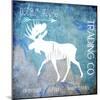 Polar Ice Moose-LightBoxJournal-Mounted Giclee Print