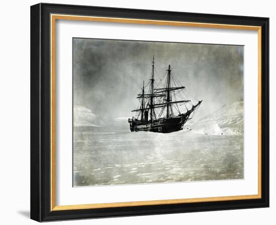 Polar Ship "America", Christmas Night, 1901-Science Source-Framed Giclee Print