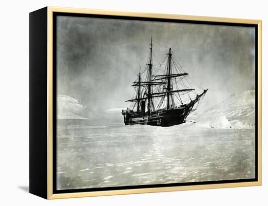 Polar Ship "America", Christmas Night, 1901-Science Source-Framed Premier Image Canvas