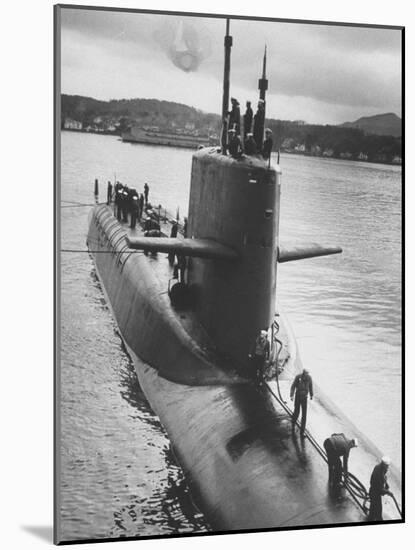 Polaris Missile Sub "Patrick Henry" Near Holy Loch-John Dominis-Mounted Photographic Print