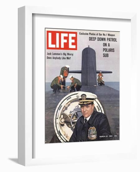 Polaris Submarine, March 22, 1963-Paul Schutzer-Framed Photographic Print