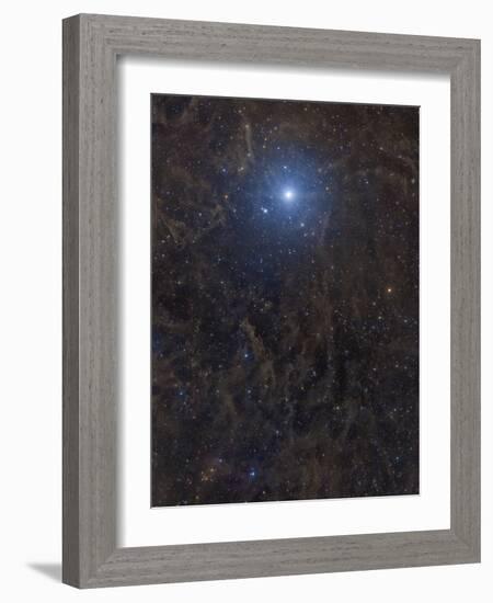 Polaris Surrounded by Molecular Clouds-Stocktrek Images-Framed Photographic Print
