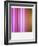 Polaroid of Colourful Stripes Created by Coloured Fluorescent Tubes-Lee Frost-Framed Photographic Print