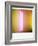 Polaroid of Colourful Stripes Created by Coloured Fluorescent Tubes-Lee Frost-Framed Photographic Print