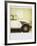 Polaroid of Old Black and White Citroen 2Cv Parked on Street, Paris, France, Europe-Lee Frost-Framed Photographic Print