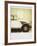 Polaroid of Old Black and White Citroen 2Cv Parked on Street, Paris, France, Europe-Lee Frost-Framed Photographic Print