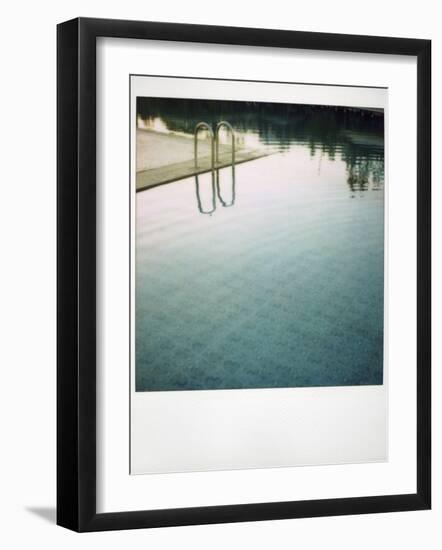 Polaroid of Swimming Pool with Reflections, Fez, Morocco, North Africa, Africa-Lee Frost-Framed Photographic Print