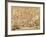 Polcinello Keeps School in a Barn-Pier Leone Ghezzi-Framed Giclee Print