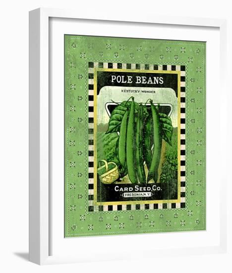 Pole Beans Seed Pack-null-Framed Giclee Print