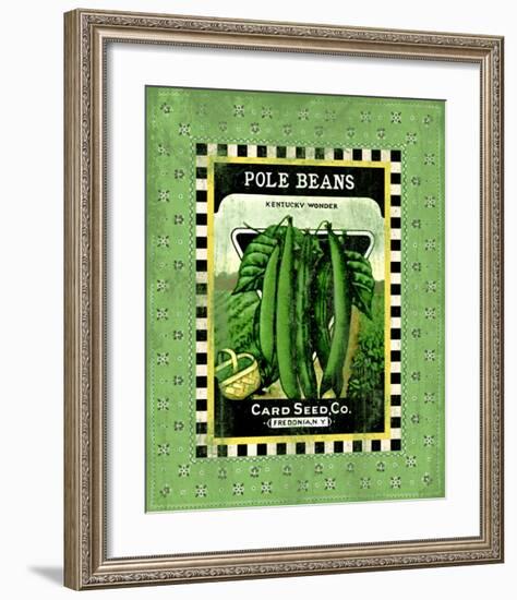 Pole Beans Seed Pack-null-Framed Giclee Print