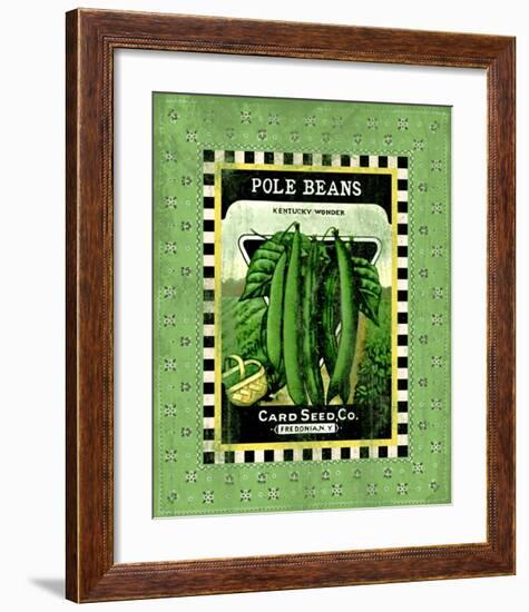 Pole Beans Seed Pack-null-Framed Giclee Print