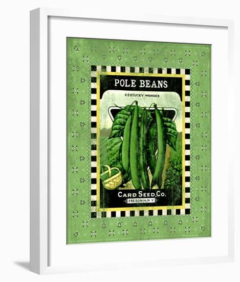 Pole Beans Seed Pack-null-Framed Giclee Print