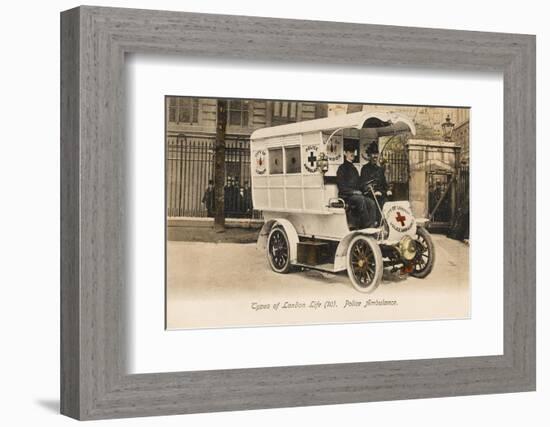 Police Ambulance - London-null-Framed Photographic Print