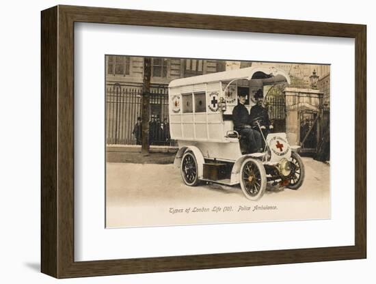 Police Ambulance - London-null-Framed Photographic Print