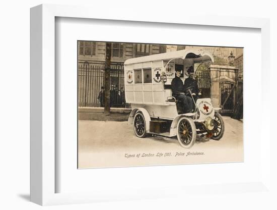 Police Ambulance - London-null-Framed Photographic Print