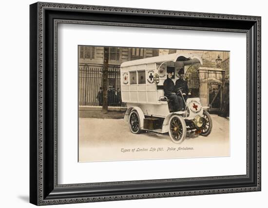 Police Ambulance - London-null-Framed Photographic Print