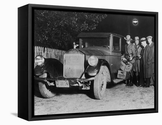 Police and Bootleggers-null-Framed Premier Image Canvas