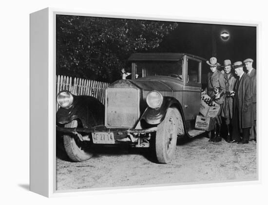 Police and Bootleggers-null-Framed Premier Image Canvas