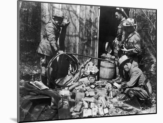 Police and Bootleggers-null-Mounted Photographic Print