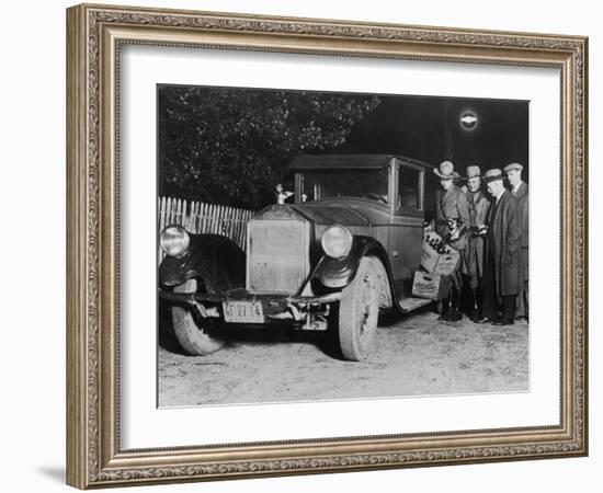 Police and Bootleggers-null-Framed Photographic Print