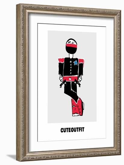 Police Annimo-null-Framed Art Print