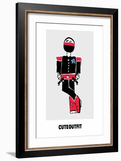 Police Annimo-null-Framed Art Print